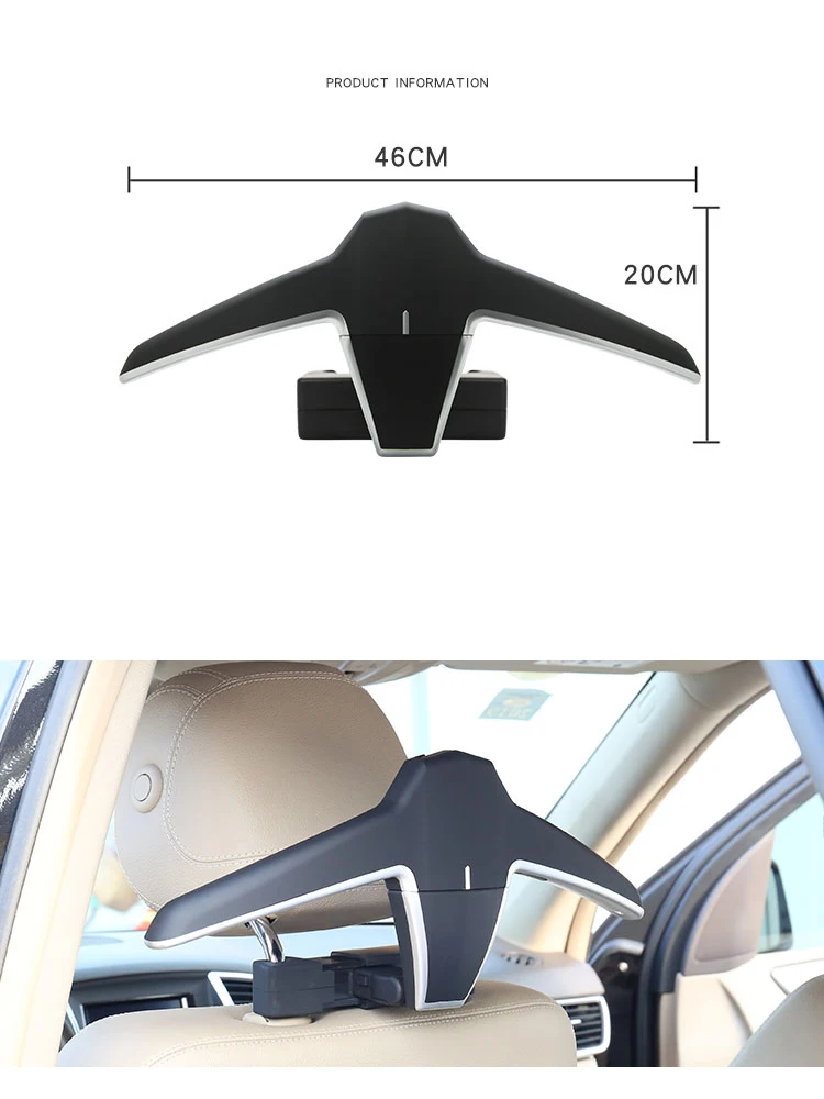 Car Clothes Hanger Multifunctional Car Seat Hook Hanger Headrest