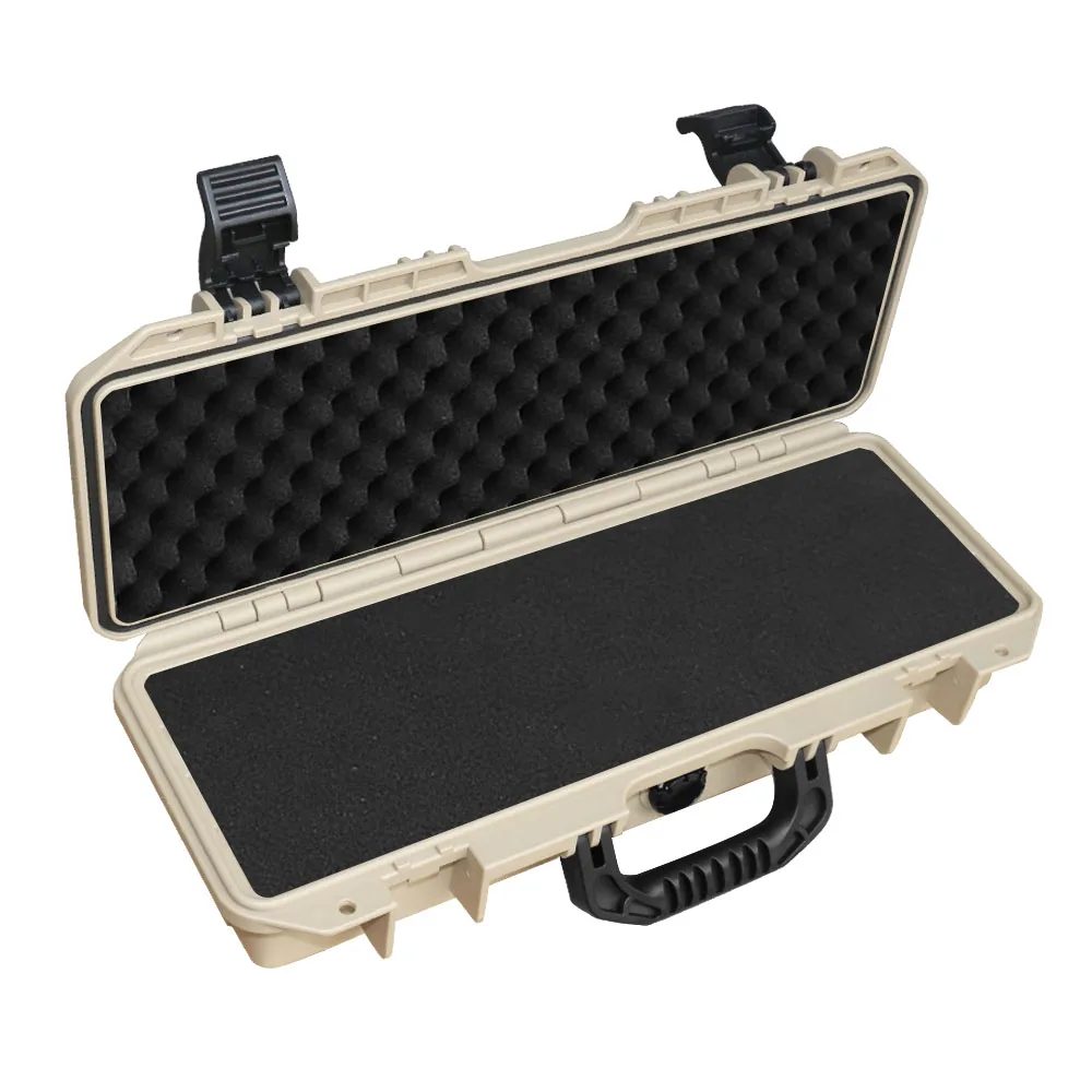 Long Toolbox PP Plastic Instrument Storage Tool Chest  Waterproof and Moisture-proof with Cotton Suitcase Tool Box Organizer 4