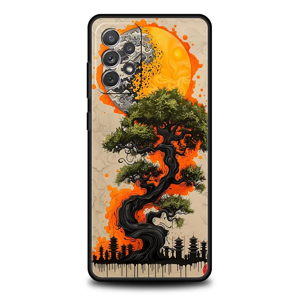 Japanese Style Art Phone Case with Traditional Design