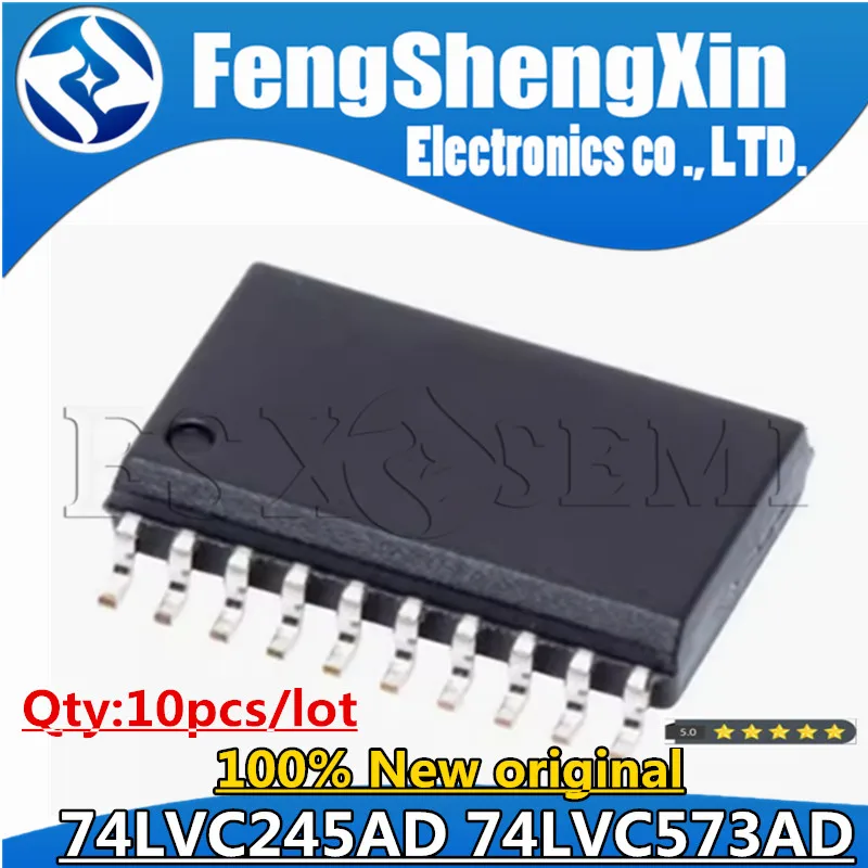 

10pcs New 74LVC245AD 74LVC573AD SOP20 74LVC245A 74LVC573A Chips 74LVC245 74LVC573