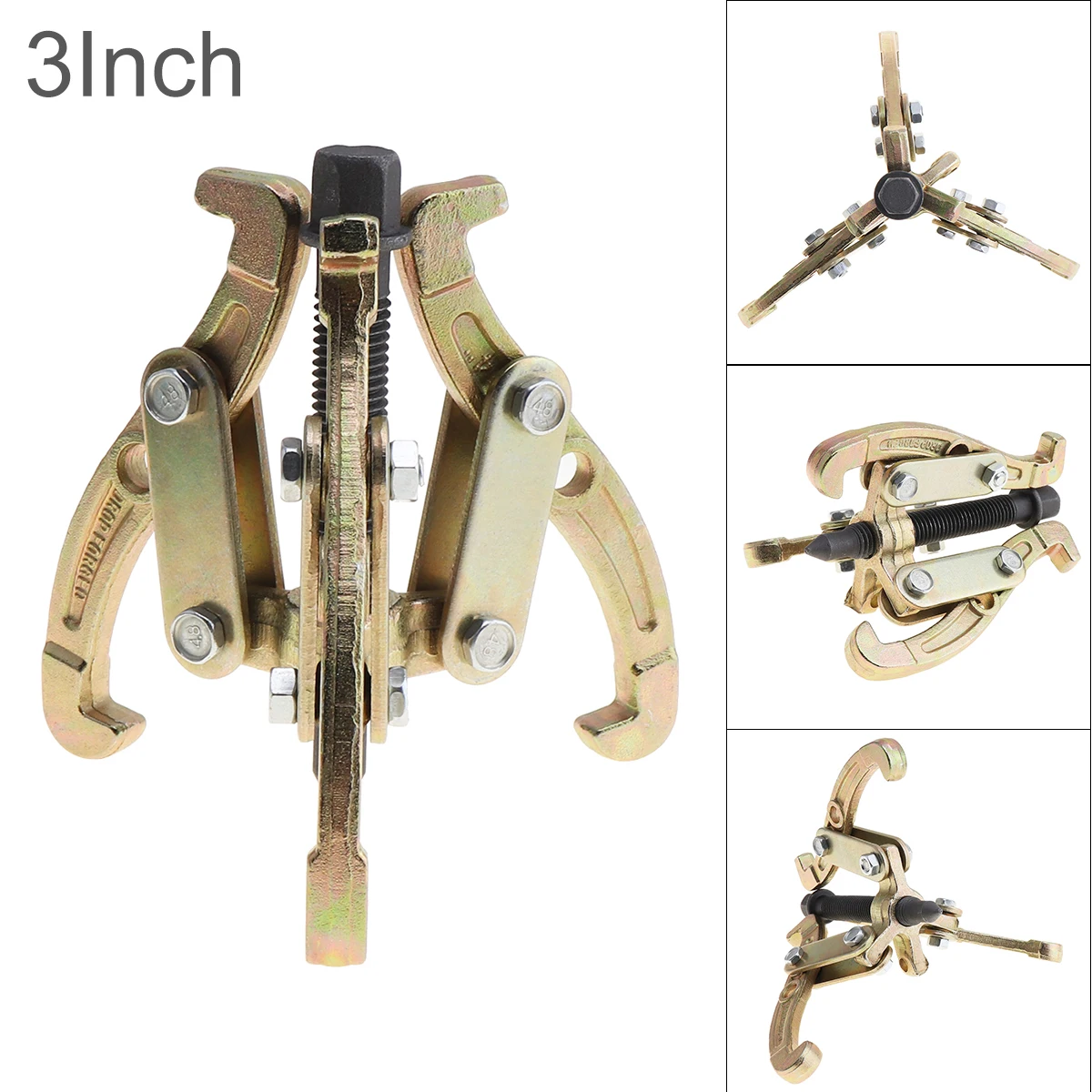 45# Steel 2 Claws / 3 Claws Bearing Puller Multi-purpose Rama with 4 Single Hole Claw Pullers for  Car / Mechanical Repairing