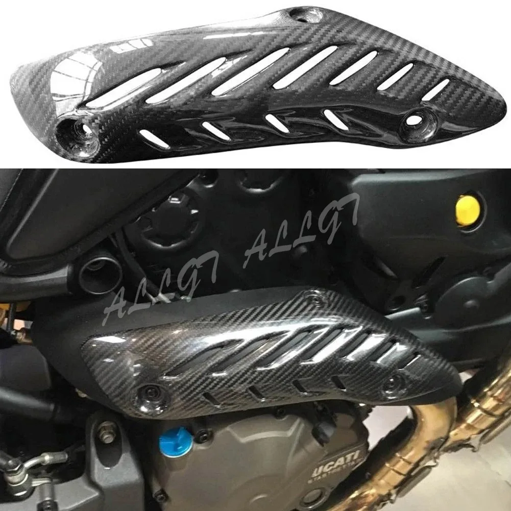 

PrePreg Carbon FiberHeat Shield Cover For Ducati Monster 821 1200 S