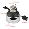Mini Tabletop Gas for Burner With Ceramic Flame for Head For Siphon Sypho 1