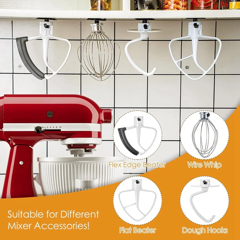 Mixer Accessories Stand Mixer Attachment Holders 4 Pack For Kitchenaid