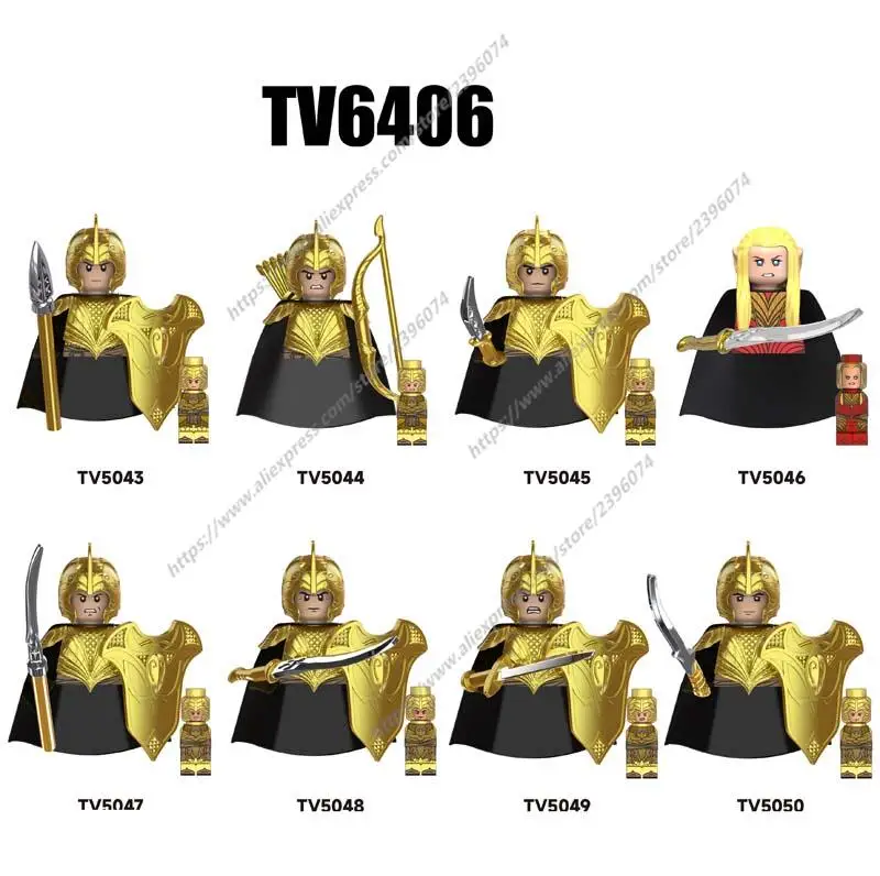 

Medieval Movie Knights Uruk hai RingWraiths Figures Building Blocks toys children TV6405 TV5043 TV5044 TV5045 TV5046