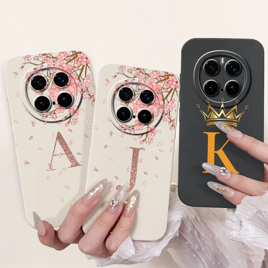 Cute Crown Letters Soft TPU Case
