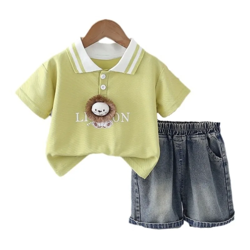 

New Summer Baby Clothes Suit Children Boys T-Shirt Shorts 2Pcs/Sets Infant Casual Sports Outfits Toddler Costume Kids Tracksuits