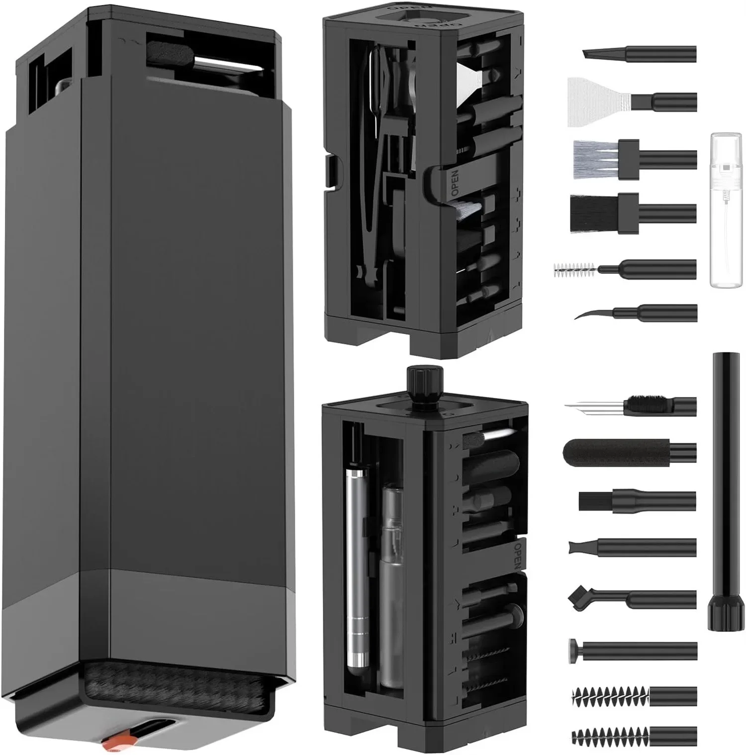 Ultimate 20-in-1 Electronic Cleaning Kit for Screens, Keyboards & Headphones