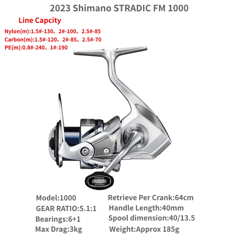 2023 Shimano STRADIC FM 1000S C2000S 2500S 2500SHG C3000 C3000HG