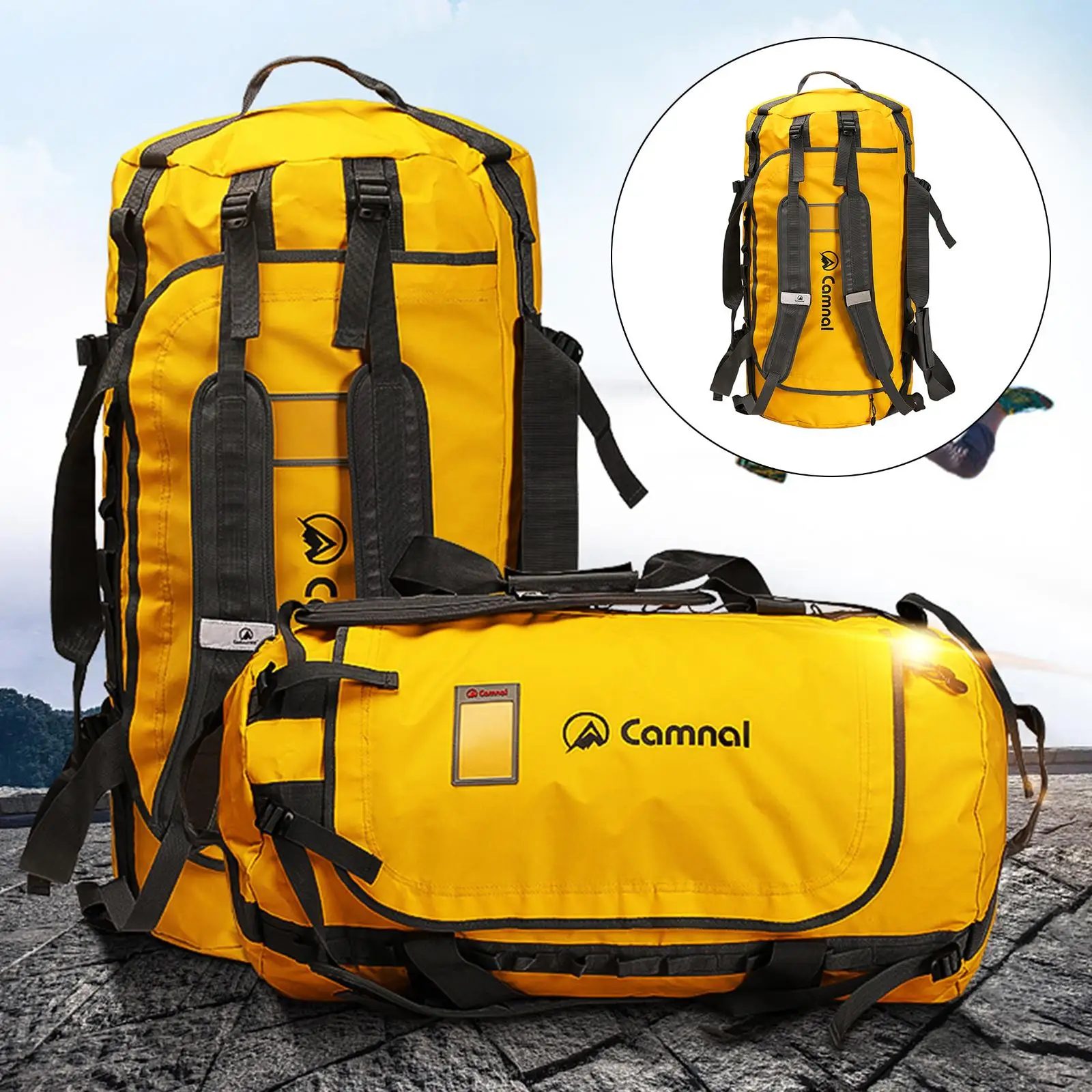 

Large Capacity Camping Backpack Water Resistance Hunting 100L School Travel