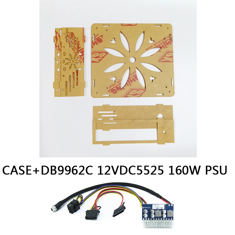 DIY MINI ITX Case HTPC Computer Cases transparent Chassis for Game support 2.5 SSD 17*17CM pc case pc chassis mini itx desktop case