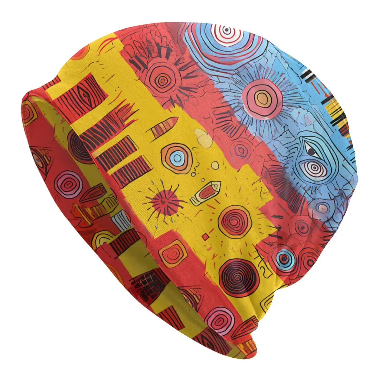 

Melbourne Bonnet Homme Sport Australian Aboriginal Art Skullies Thin Beanies Caps Creative Fabric Hats