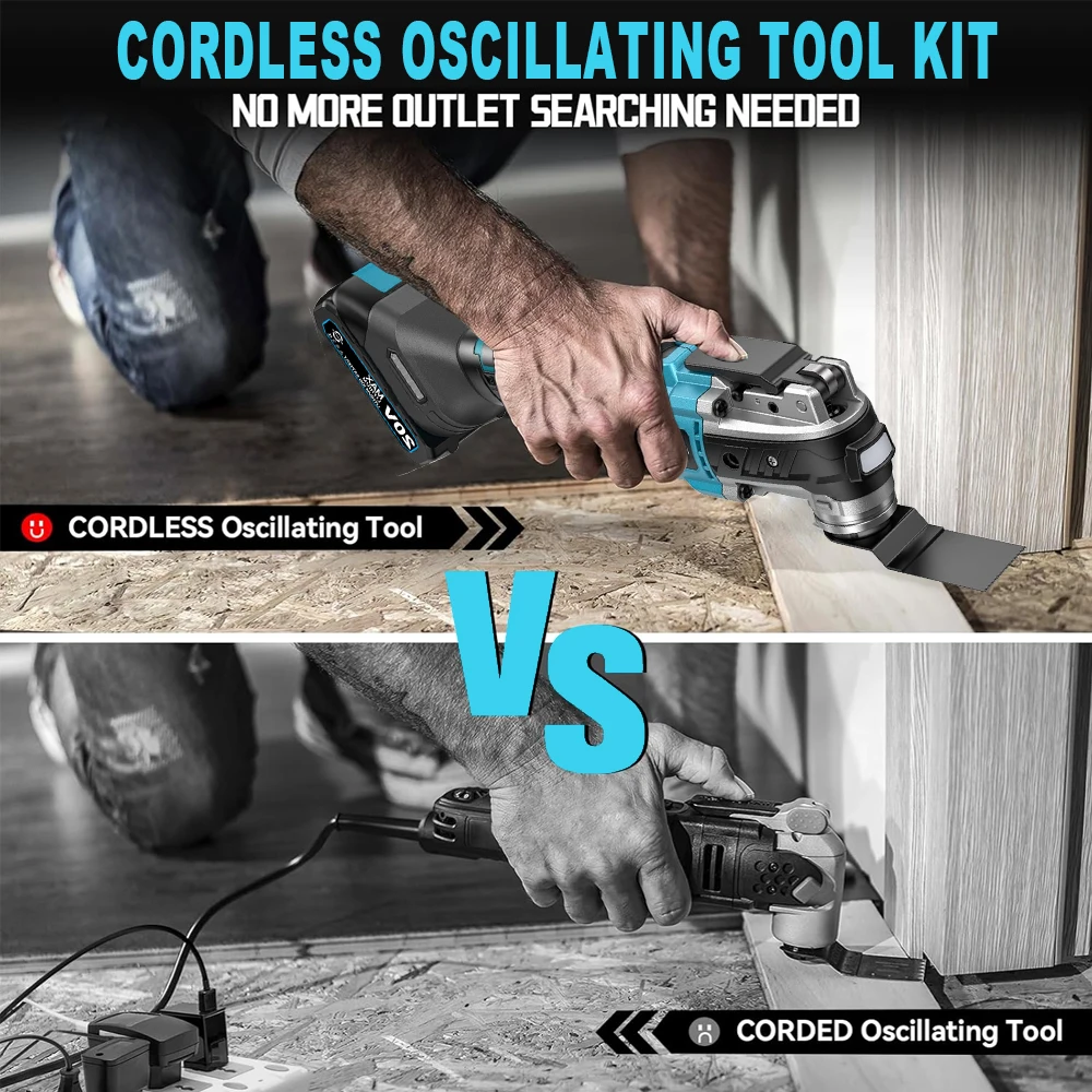 Electric Brushless Oscillating Variable Speed Trimmer Saw Renovation Power Machine Multi-function Tool For Makita 18V Battery electric pruning saw electric trimmer electric multi tool