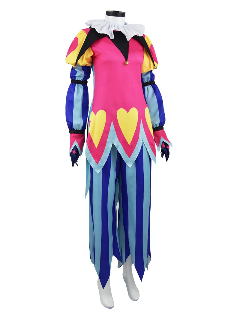 Fizzarolli Cosplay Costume Helluva Hat Boss Halloween Fancy Clown Suit Fezz Tail Carnaval Party Suit FullSet Unisex Suit XS-3XL 15 Fizzarolli Cosplay Costume Helluva Hat Boss Halloween Fancy Clown Suit Fezz Tail Carnaval Party Suit FullSet Unisex Suit XS-3XL 4