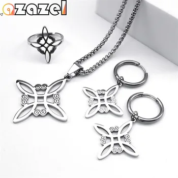 Stainless Steel Celtic Knot Jewelry Set 1