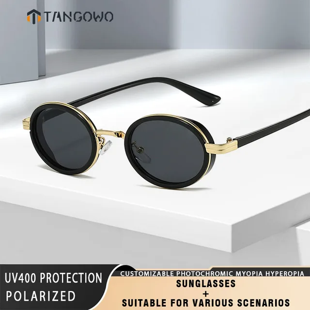 Lunettes de soleil TANGOWO pour femmes, lunettes de luxe de marque 2025, style homme, lunettes de soleil pour homme, lunettes steampunk, lunettes neuves pour femme Y2k 1