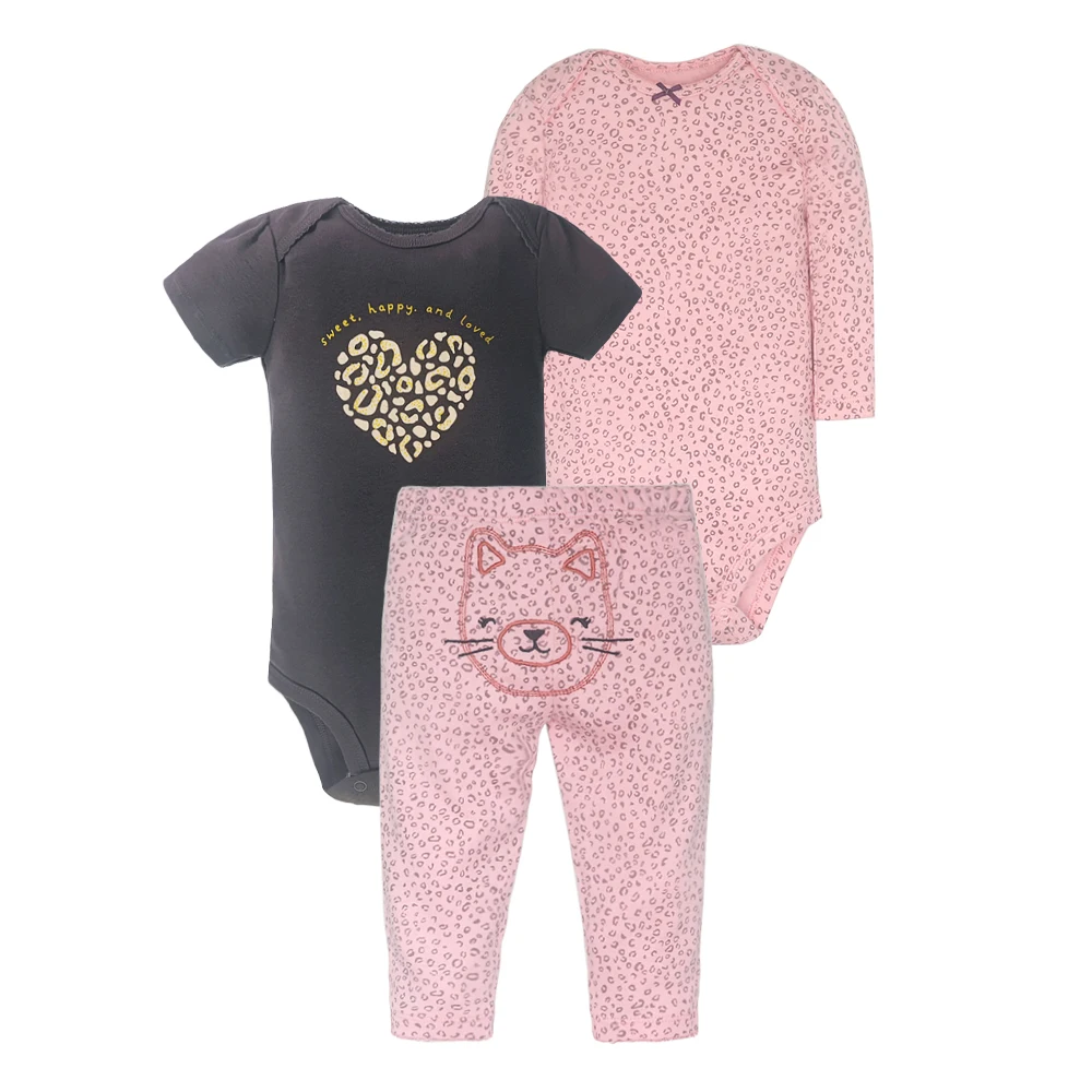 Newborn 3PCS Cotton Outfit 3