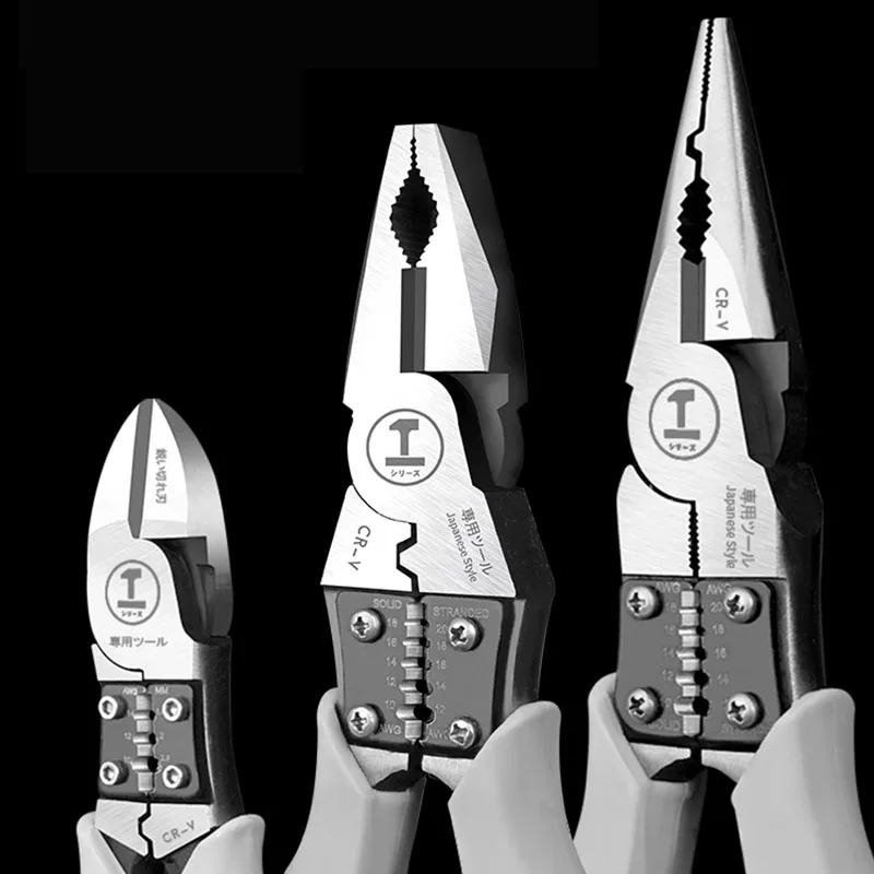 

Плоскогубцы для зачистки игл, инструмент для обжима и удаления изоляции, тиски, ручные щипцы, профессиональные электрические ремонтные ручные инструменты