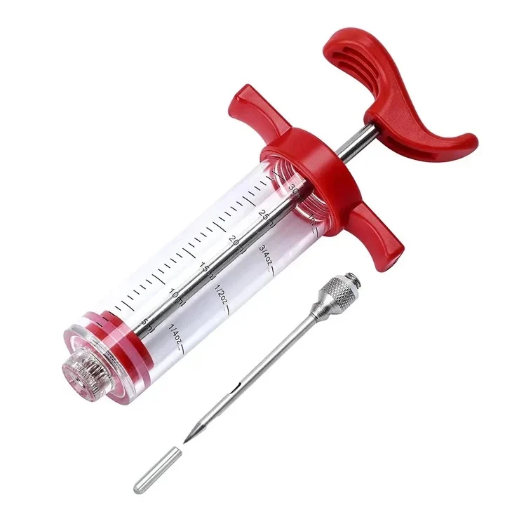 Premium Meat Injector Syringe with Multiple Marinade Needles