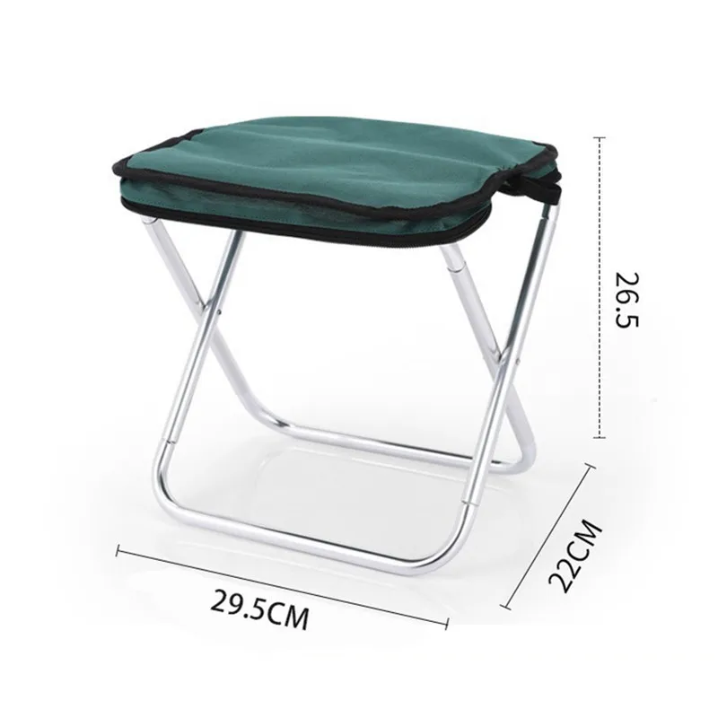 Outdoor Lightweight Camping Folding Stool Fishing Chair with Carry Bag