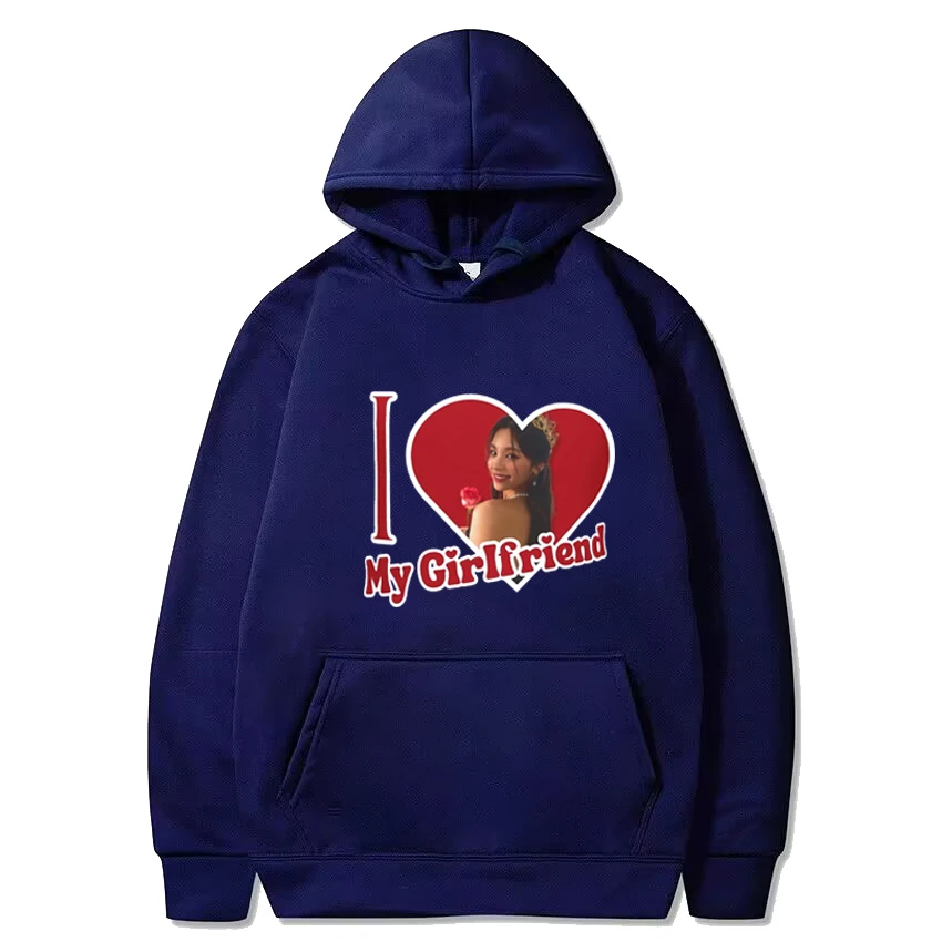 Itzy group Yeji I Love My Girlfriend Graphic Hoodie kpop Unisex Fashion Casual Sweatshirt Men Women Fleece Long sleeve pullovers