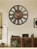 Modern Retro Old Mesh Wall Clock, Round Planet, Living Room, Large, Home, Special, Cross-border, Wholesale 1