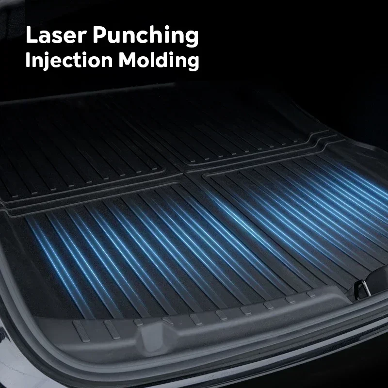 Trunk Mats For Tesla New Model Y Launch 2021-2025 Model 3 Highland Cargo Liner Front Back Sill Guard Anti-Kick Accessory