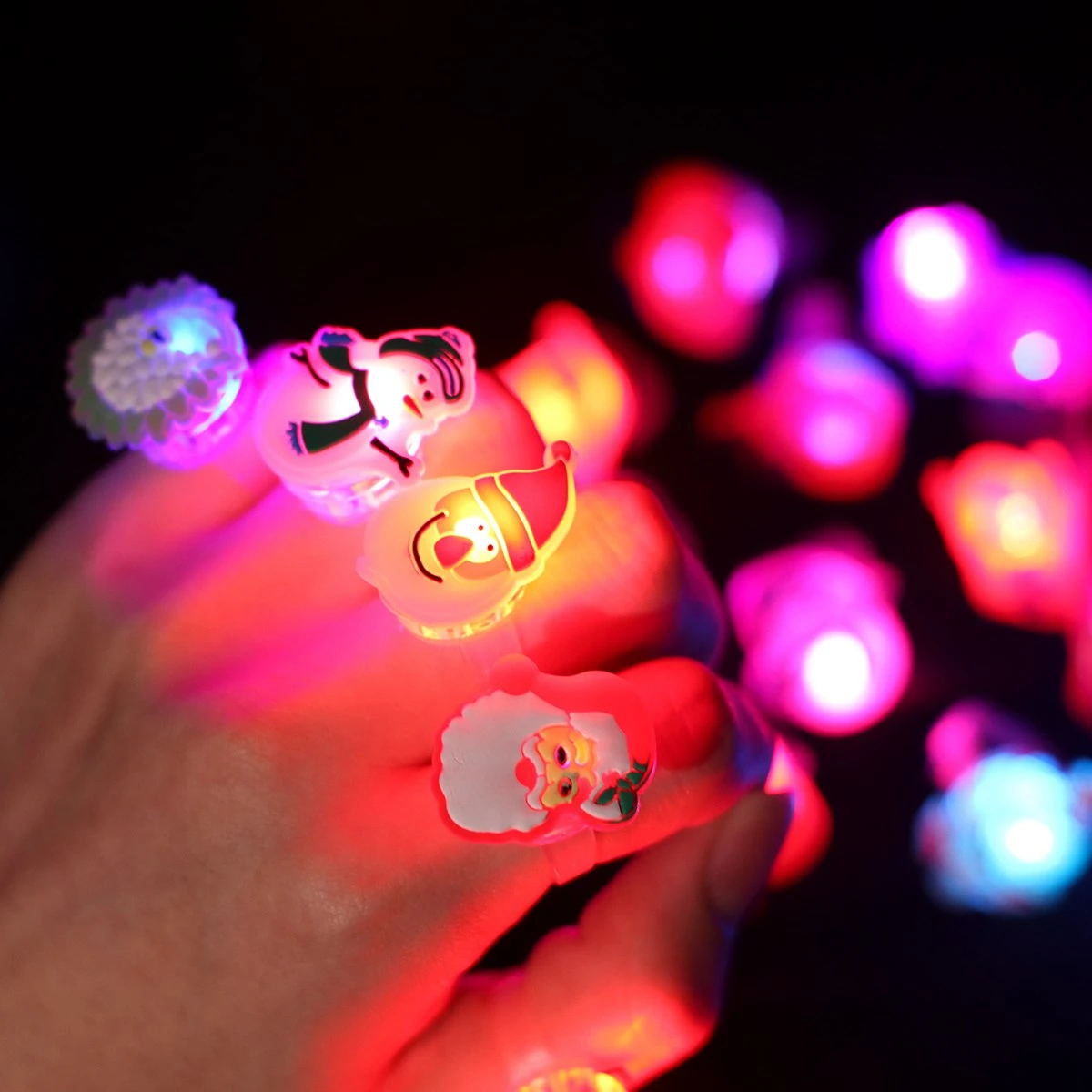 Christmas Glow Rings Merry Christmas Decoration For Home 2022 Xmas Cristmas Ornaments Navidad