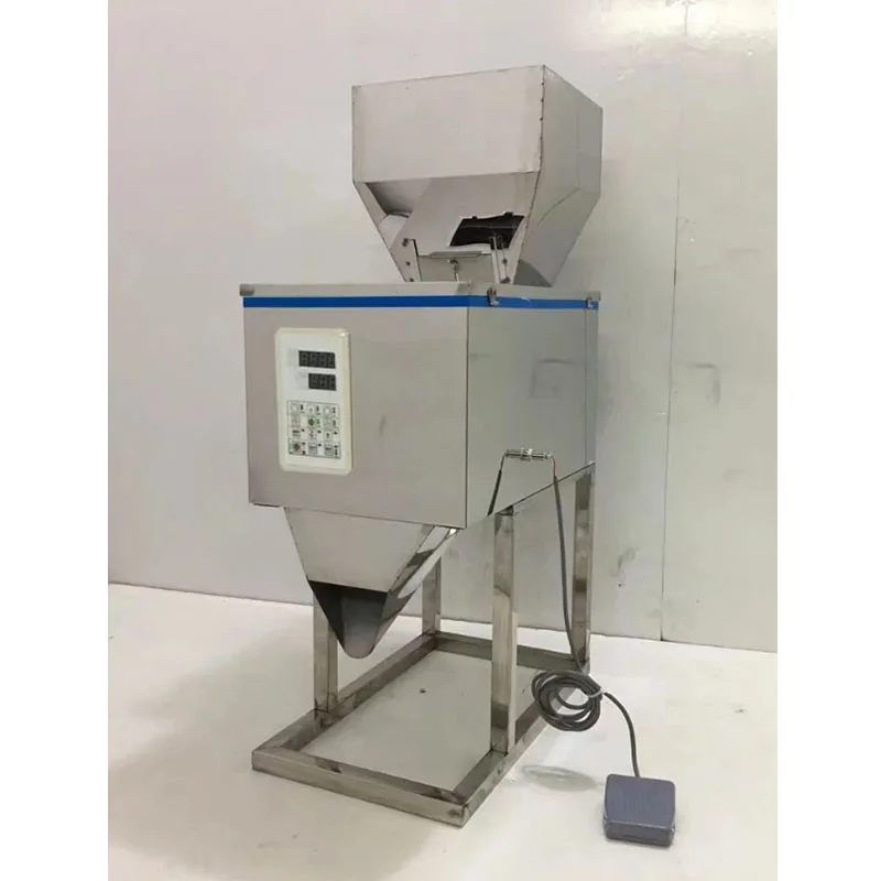 Food Automatic Weighing Racking Machine Granular Powder Medicinal Packing Machine Desktop Filling Machine