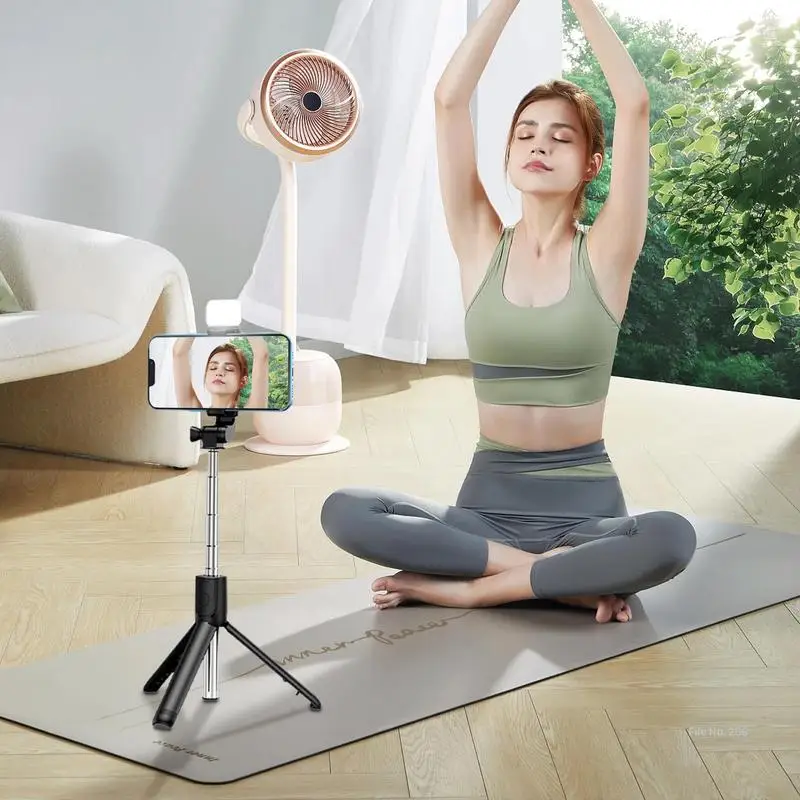 Selfie Stick Extendable Selfie Tripod With Wireless Remote Portable Phone Tripod For Most Phones For Recording Video And Picture