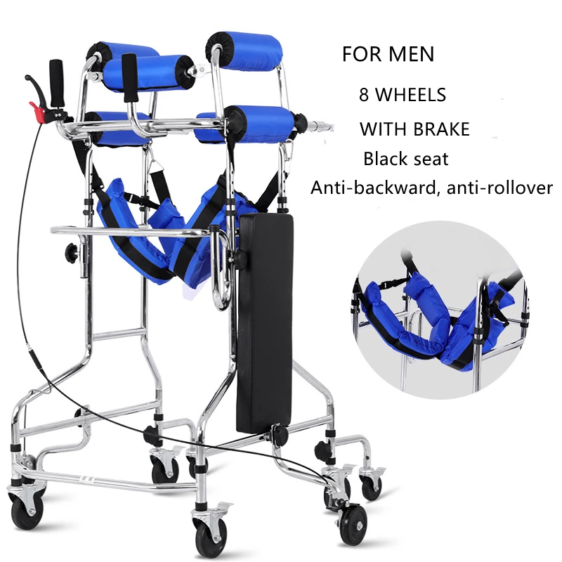 Assist Walking Stick Rehabilitation Device Walkers Lower Limb Walking Standing Frame Elderly Stroke Hemiplegia Walker Assisted images - 6