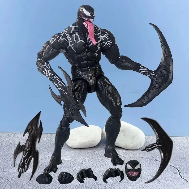 Marvel Venom Symbiote Straordinario Spider Man Movie 4 Knife Pack Vampire Wen Super Mobile Hand Model Ornament Toy