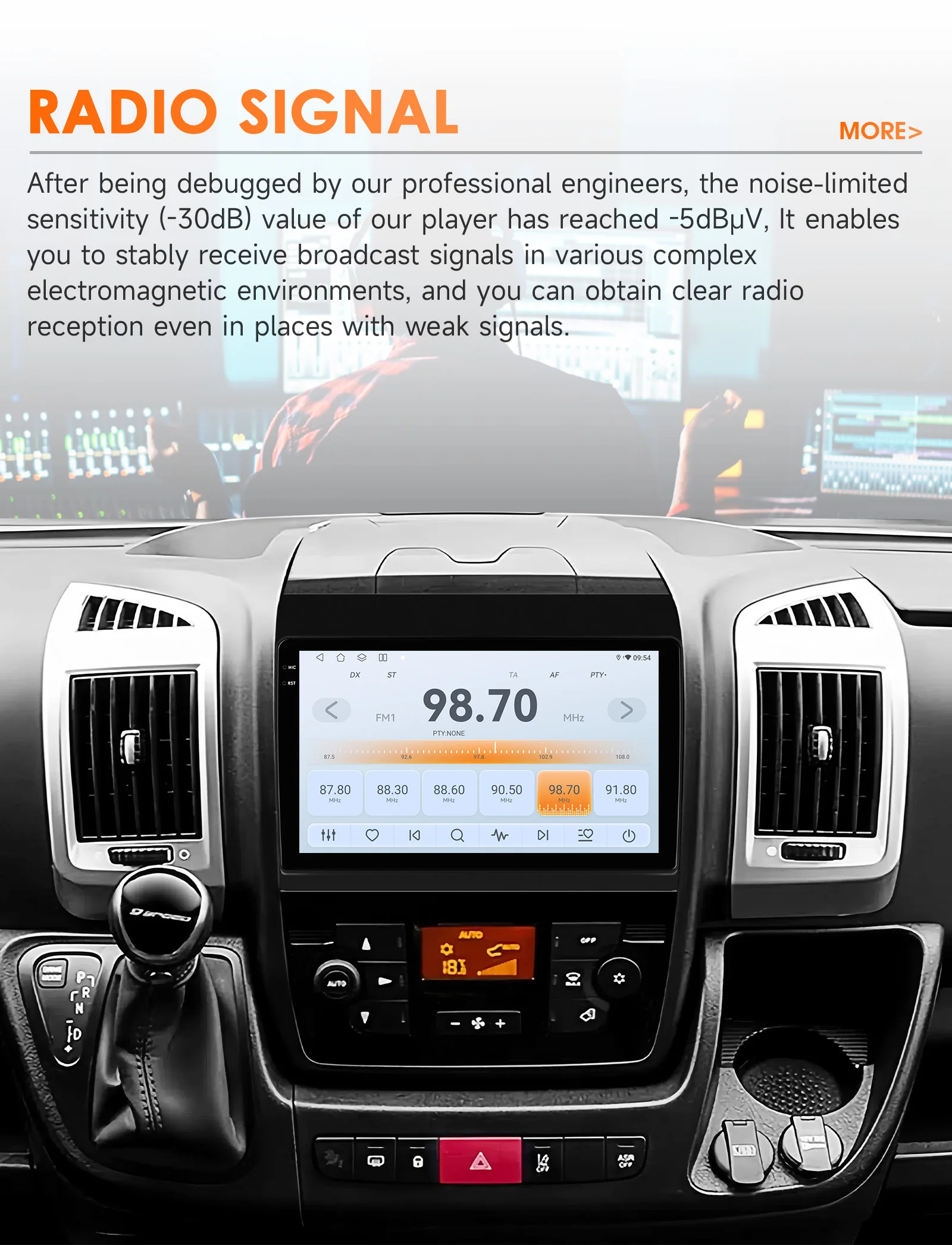CarPlay Android 13 Autoradio für Fiat Ducato 3 für Citroen Jumper 2 für Peugeot Boxer 2 Auto Multimedia Vedio Player 2din Navi GPS – Detail 20