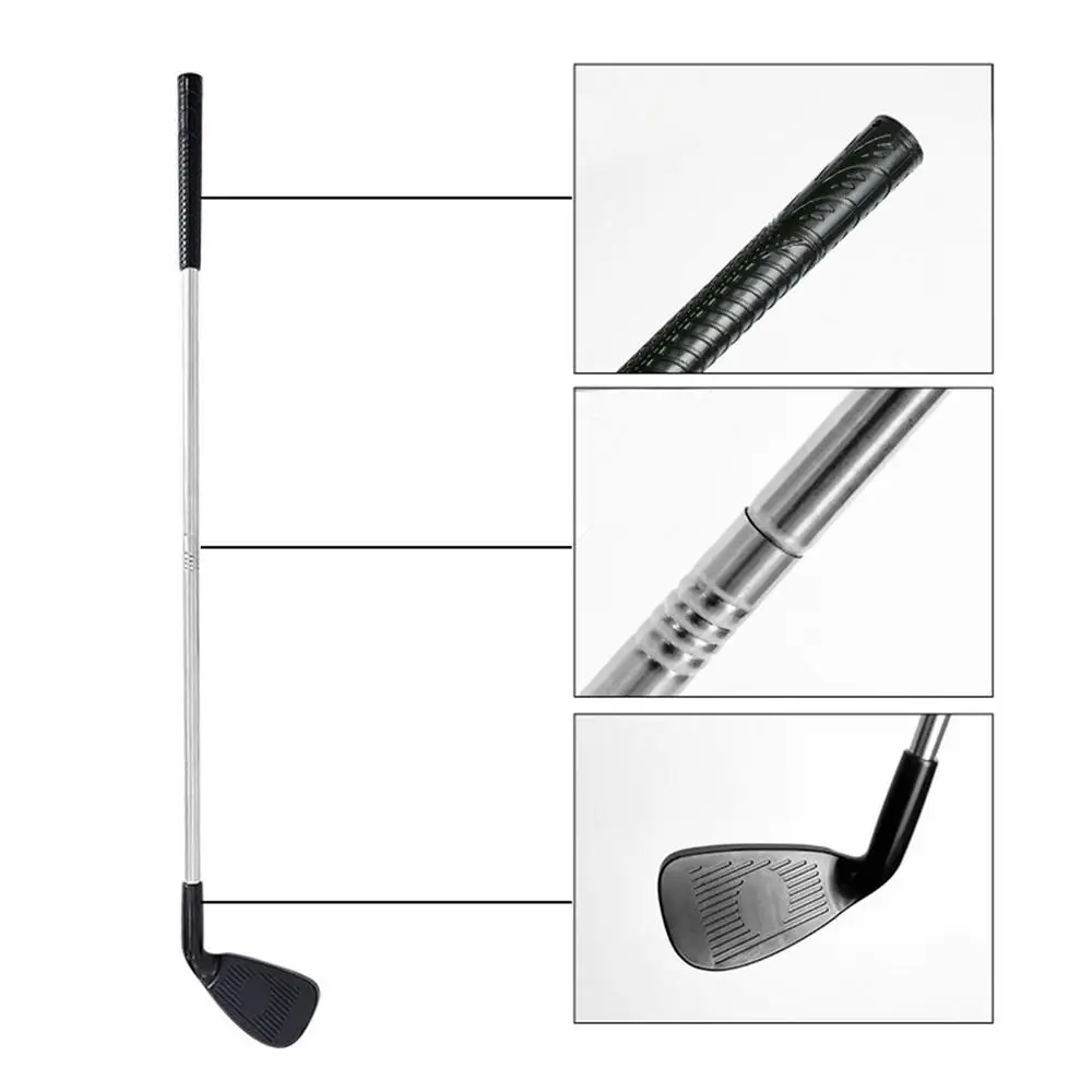 Detachable Stainless Steel Kids Golf Clubs – Multifunctional Practice Putter Club