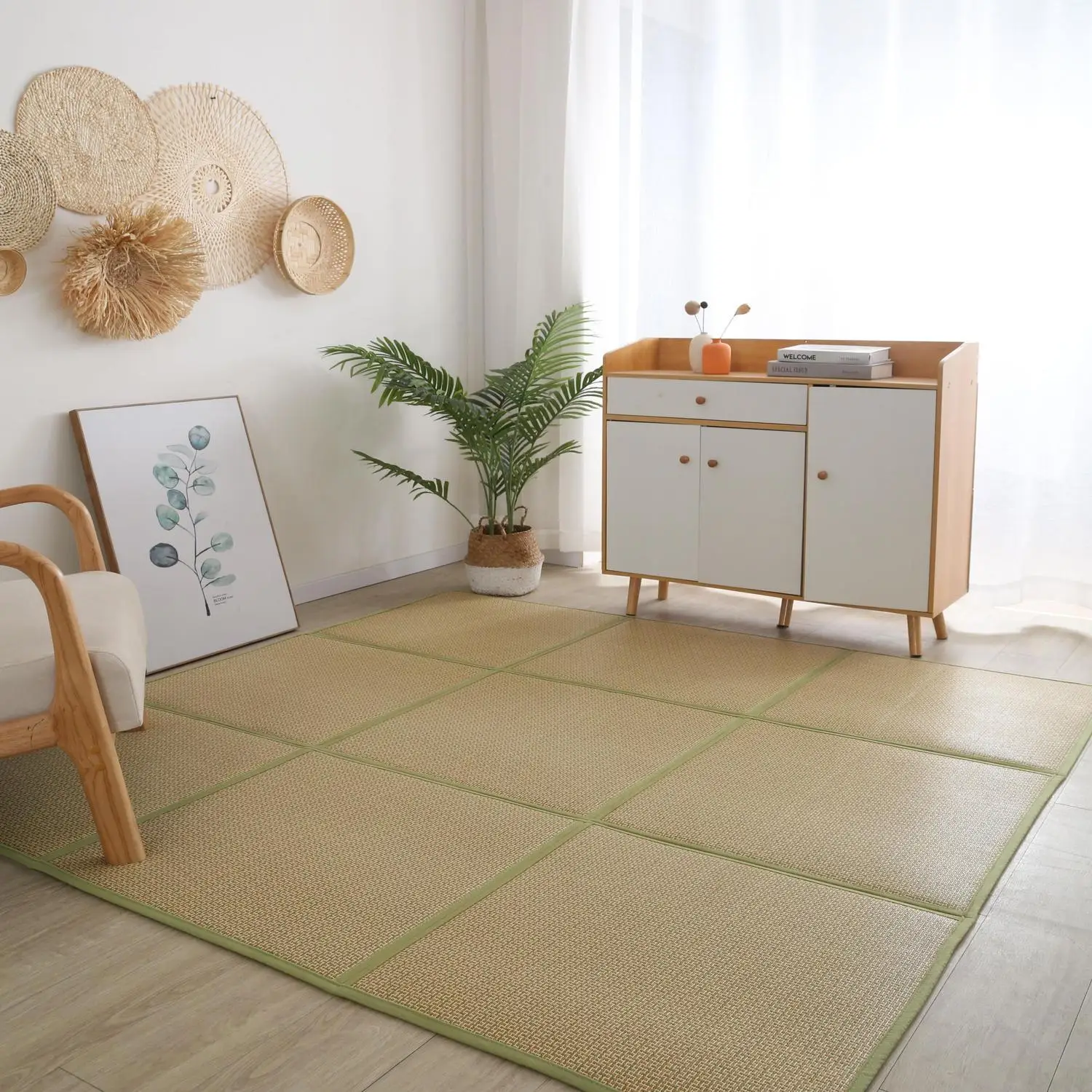 Japanese Style Household Tatami Cushion Thickened Splicing Floor Mat In  Living Room And Bedroom Mattress Floor