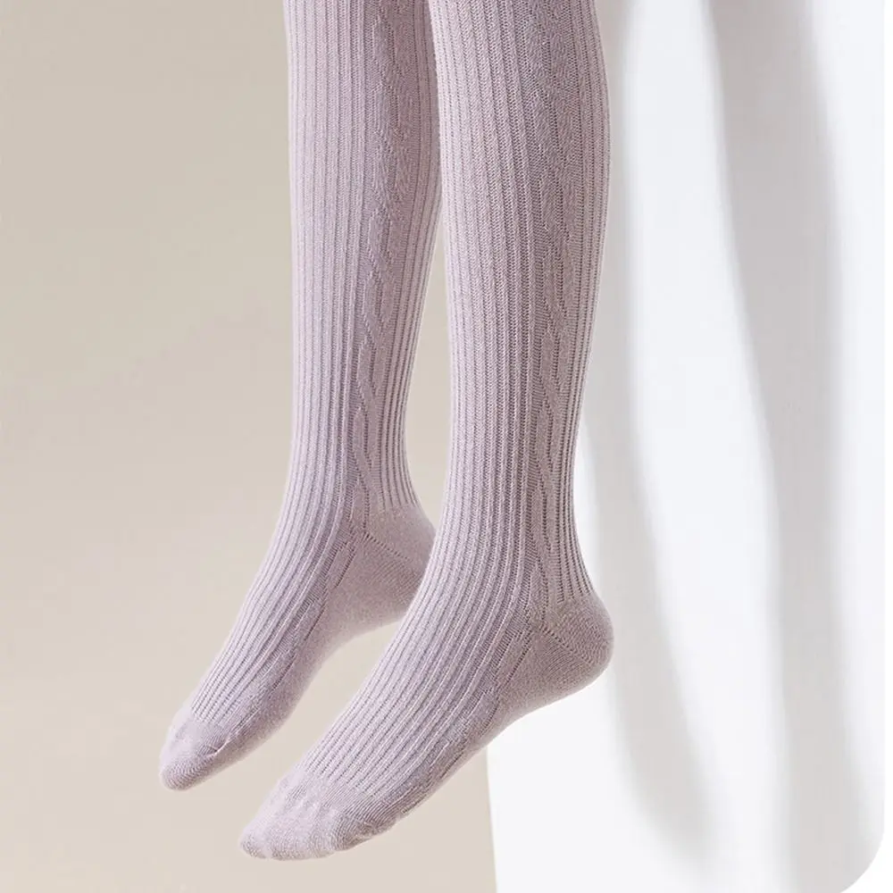 Cute Solid Color Children Tights Cotton Lolita Girls Pantyhose Princess Stockings Korean Style Knitted Leggings Baby kids pantyhose solid color pantyhose toddler tights kids leggings