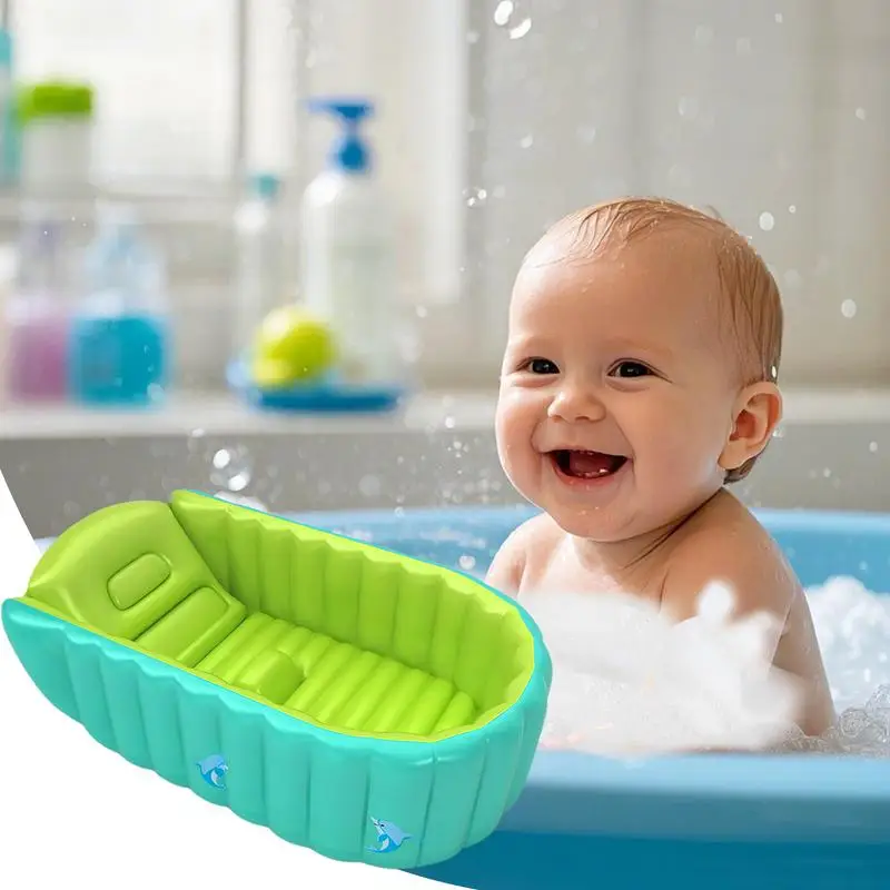 Inflatable Tub Baby Travel Bath Tub Inflatable Bathtub Portable