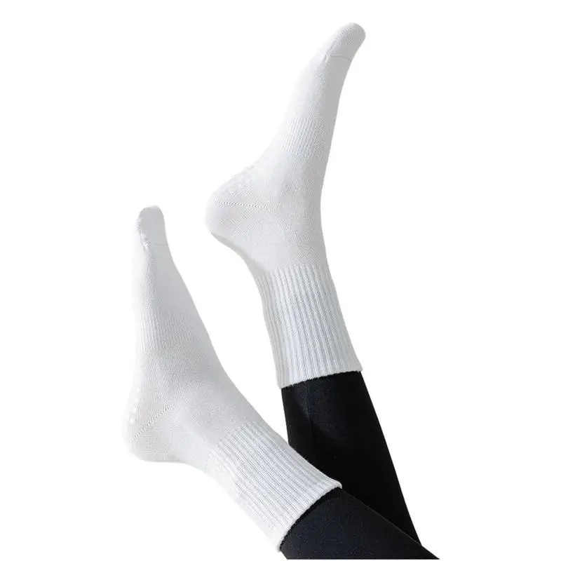 

Non Slip Yoga Socks Anti-Slip Cushioned Yoga Socks Pilates Socks For Hospitals Rehabilitation Physical Workout Senior Care