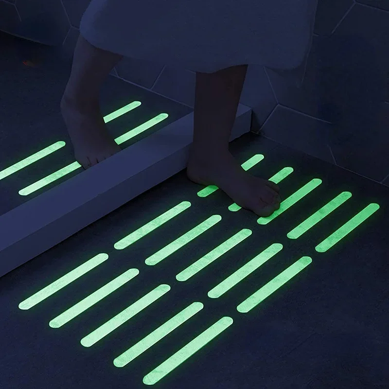 6/24pcs Bathtub Non-Slip Stickers Luminous Shower MatsAnti Slip Bath Tub Stickers