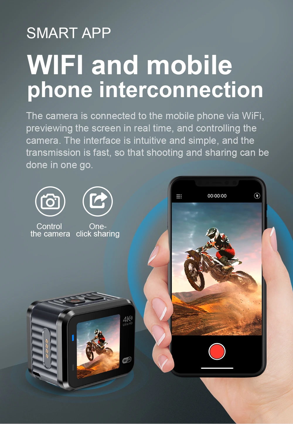 action camera near me Waterproof 4K Sport Camera HD With APP Remote Control Screen Mini Action Camera drive recorder Helmet Action Cam Gopro Sport DV best action camera