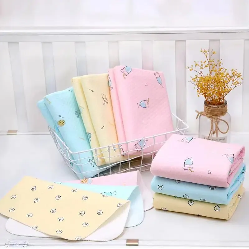 Diaper Pad Pure Cotton Washable Waterproof Spring Summer Autumn Winter Breathable Newborn diaper pad