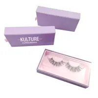 Wholesale Magnetic Eyelashes Cases Packaging Custom Lash Boxes logo Wholesale 25mm Mink Eye -lashes Fluffy Box Package Vendors 2