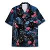 3D Print Funny Animal Hawaiian Shirts For Men Women Summer Short Sleeve Casual Relaxed-Fit Button Down Beach Shirt Mens Tshirt 3