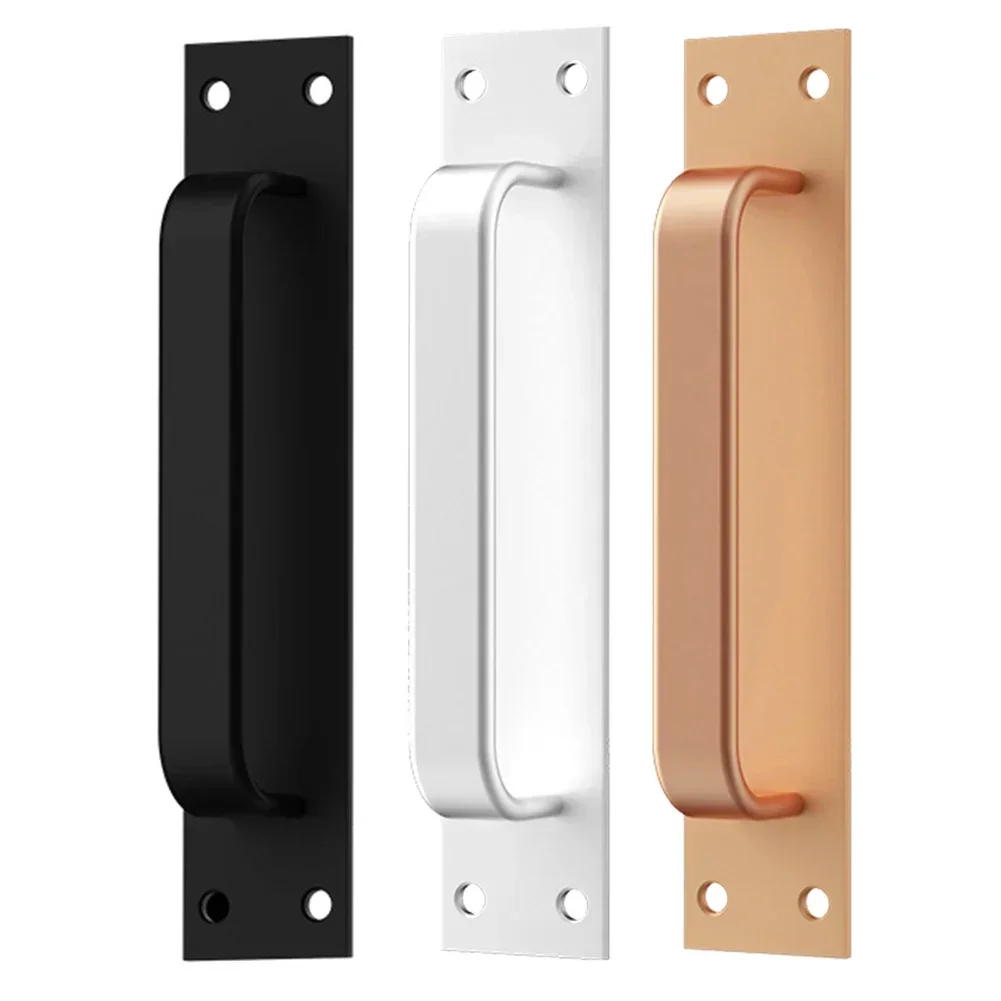 Sliding Barn Door Handle Pull Cabinet Flush Hardware Door Window Handle Aluminum Alloy Interior Furniture Hardware door handles,cabinet handles