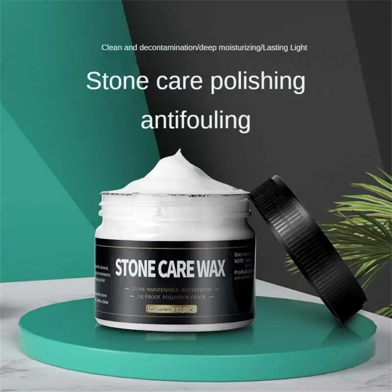

80g Stone Care Wax Durable Protective Stone Maintenance Tile Polishing Wax Ceramic Repair Paste Repair Polishing Wax