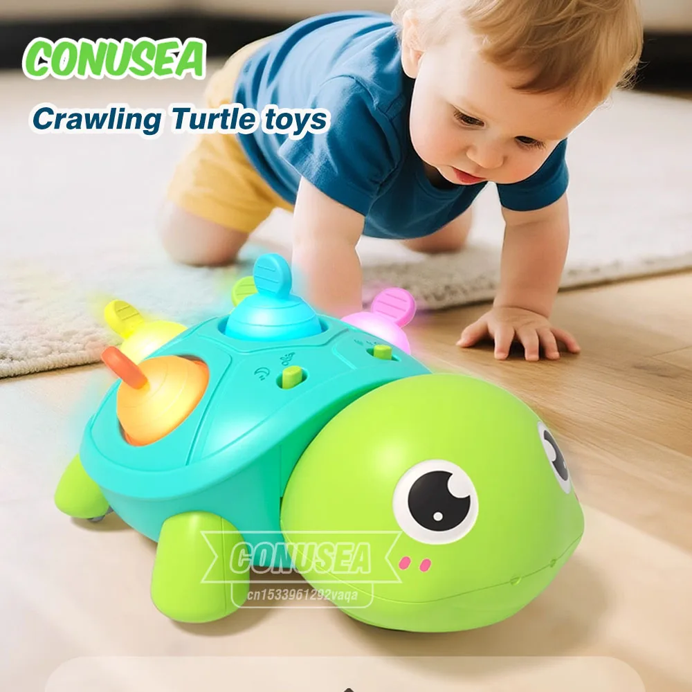  장난감 거북이 크롤링 장난감 를위한 게임   움직이는 교육 대화 형 개발 6 1..