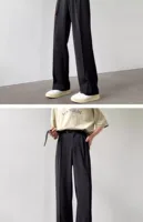 Pantalon droit rétro haut de gamme pour hommes, marque tendance, ample, jambes larges, décontracté, marques de luxe originales 3