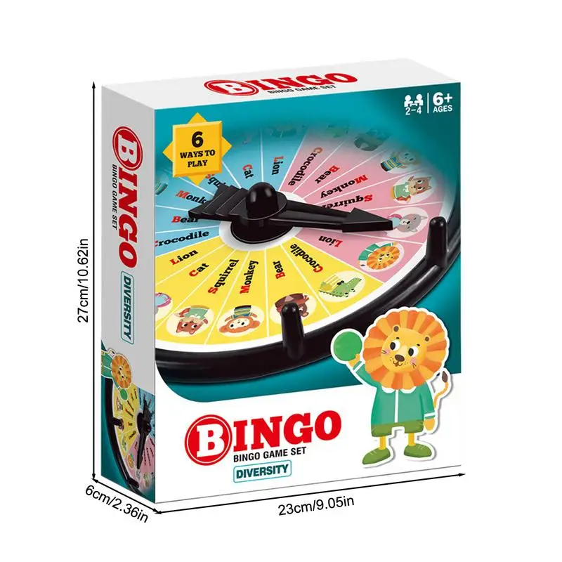 Family Bingo Game Bingo Game Set Counting And Matching Skills Games Fun Family Games Reusable For Develops Children's
