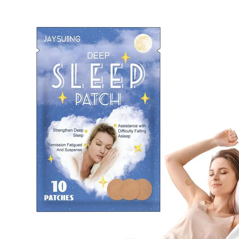 

Нашивки для сна для взрослых 10 шт. Ночная добавка приятные для кожи мужские глубоко расслабляющие нашивки для сна для путешествий и общежития Jet Lag