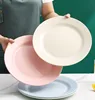 1/4/10PCS Blue Green Nordic Polypropylene Plates Dinnerware Tableware Eco Friendly Lightweight Kitchen Dishes Safe Dinner Plates 2